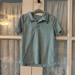 😉Bundle Days😉 Carters Boys Polo Button Up Baby Sky Blue Short Sleeved Size 5T